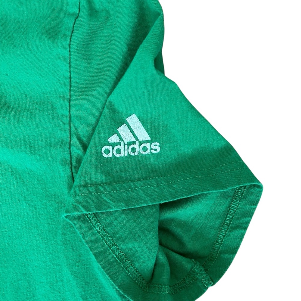 Boston Celtics Green Men’s Large T-shirt Adidas 100% cotton - Picture 3 of 4